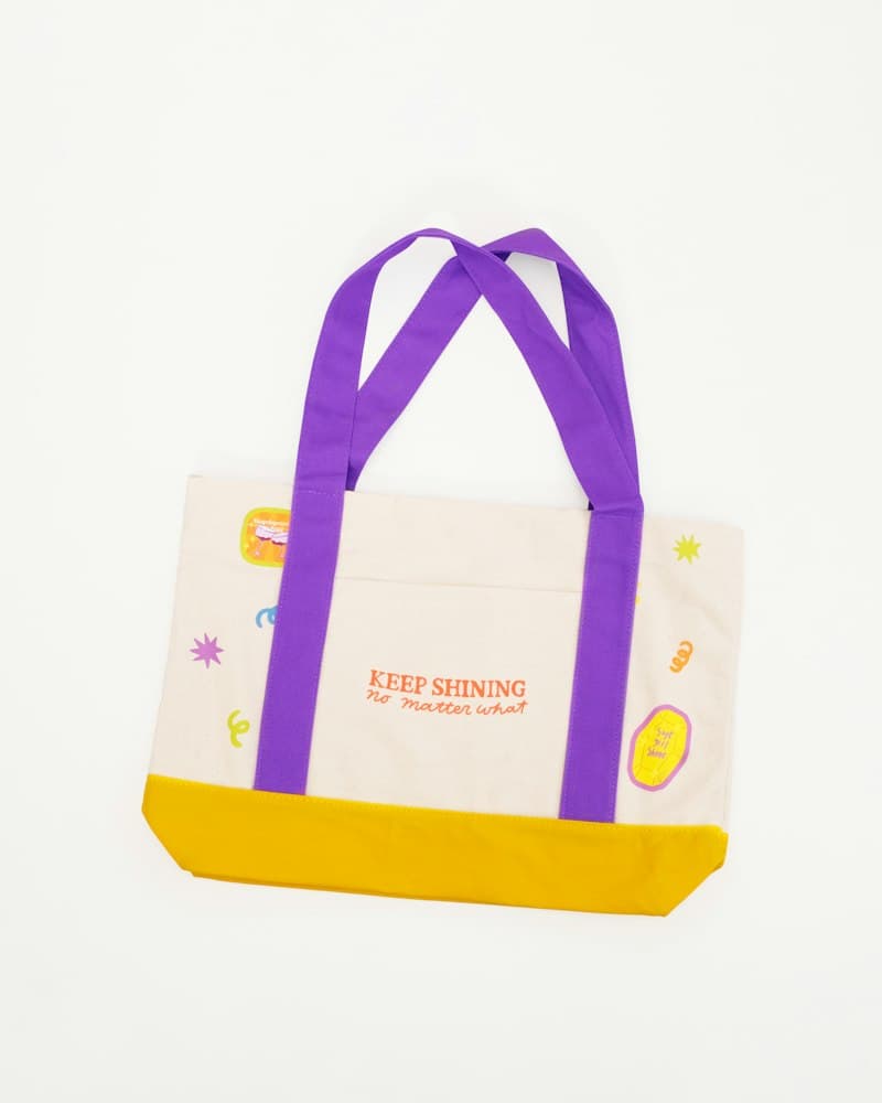 Canvas tote run